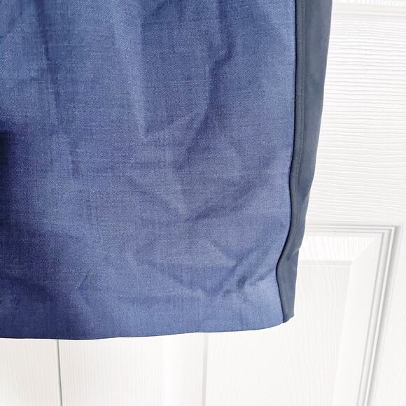 Elie Tahari Wool Blend Sheath Dress with Mesh Inserts - Picture 4 of 8